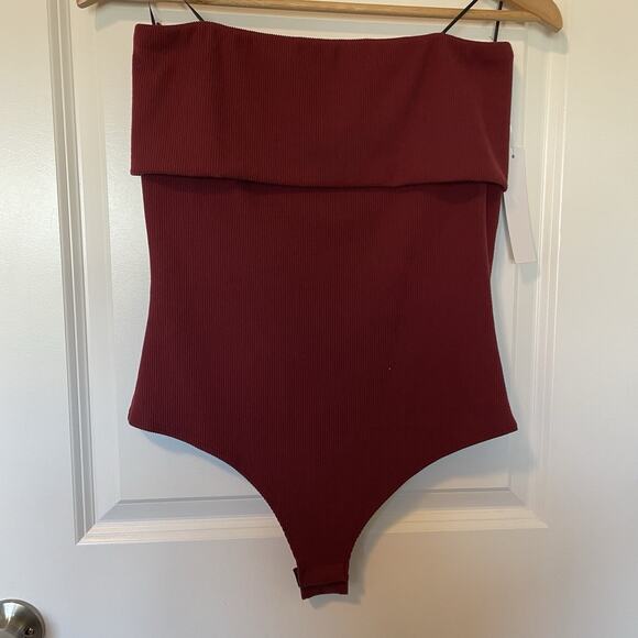 NWT Live In The Moment Ribbed Bodysuit Size Large Y2K Streetwear Grunge Punk 90s - Picture 7 of 11